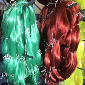 Ligne de pêche monofilament fluorescente