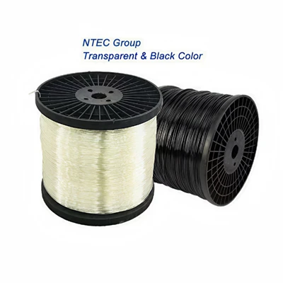 Fil de libération de serre en polyester – 2,20 mm (blanc/noir)