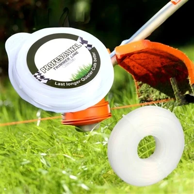 Ligne de coupe-herbe en nylon, paquet blister de 1 lb, ficelle de désherbage de 2,4 mm, 2,7 mm, 3,0 mm, 3,3 mm, fil de coupe d'herbe rond/dents de scie pour débroussailleuses, tondeuses à gazon, outils de coupe de jardin